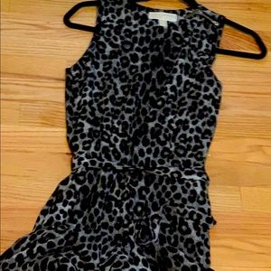 Michael Kors animal print jumpsuit size 10